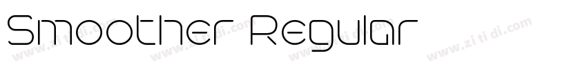 Smoother Regular字体转换